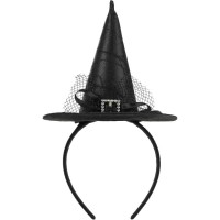 Diadema de sombrero de bruja