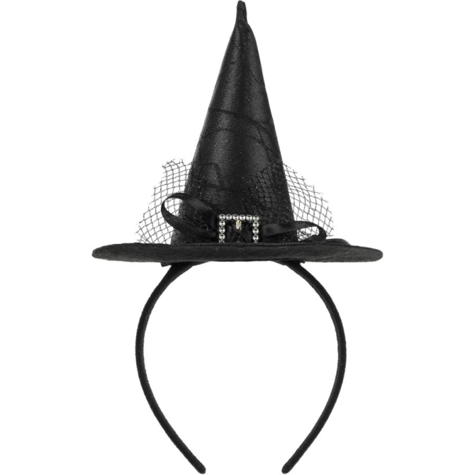Diadema de sombrero de bruja 