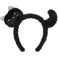 Diadema de gato negro