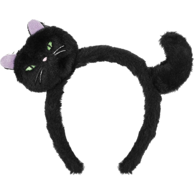 Diadema de gato negro 