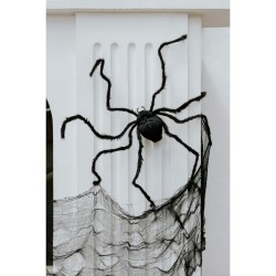 Tela decorativa lisa negra - 9, 8 m. n3
