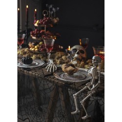 Mantel de telaraa negra - 180 cm. n1