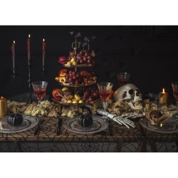 Mantel de telaraa negra - 180 cm. n2