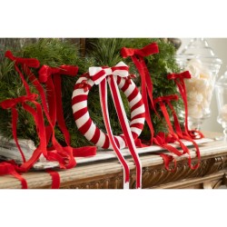 Cinta de terciopelo rojo - 15 mm x 10 m. n1