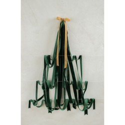 Cinta de terciopelo verde botella - 25 mm x 10 m. n1