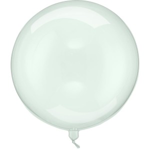 Globo de helio - Bola verde transparente - Ø 40 cm