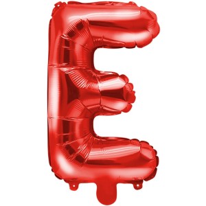 Globo de helio - Letra E roja - 35 cm
