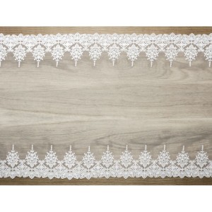 Camino de mesa de encaje - Blanco roto - 9 m