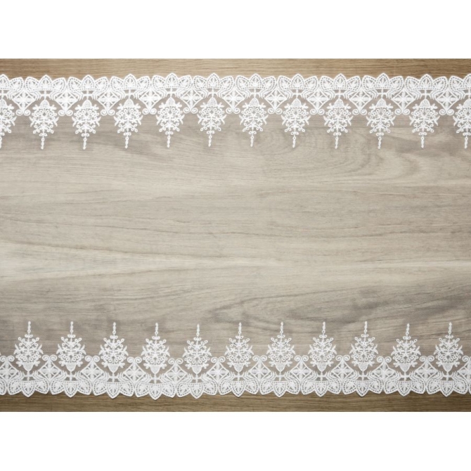 Camino de mesa de encaje - Blanco roto - 9 m 