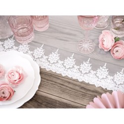 Camino de mesa de encaje - Blanco roto - 9 m. n8