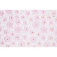 Camino de mesa de flores - Rosa claro - 5 m