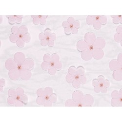 Camino de mesa de flores - Rosa claro - 5 m. n°1