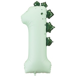 Globo gigante de aluminio Dinosaurio Nmero 1 - 92 cm