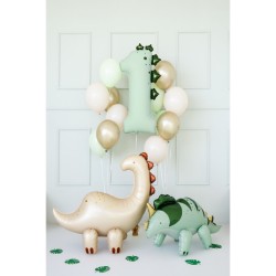 Globo gigante de aluminio Dinosaurio Nmero 1 - 92 cm. n1