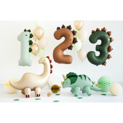 Globo gigante de aluminio Dinosaurio número 2 - 92 cm. n°3