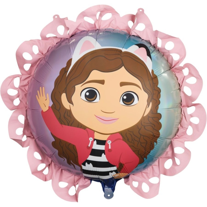 Globo de aluminio con volantes de Gabby y la Casa Mgica - 52 cm 
