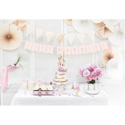 Guirnalda de banderines florales rosas DIY - 2, 10 m. n2