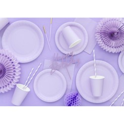 6 Platos Lavanda Ø23 cm - Cartón. n°1