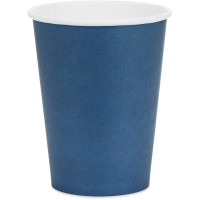 6 Vasos Azul Marino 25 cl - Cart�n