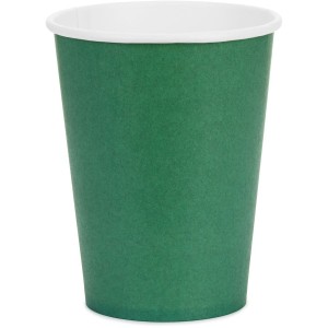 6 vasos verde oscuro de 25 cl - Cart�n