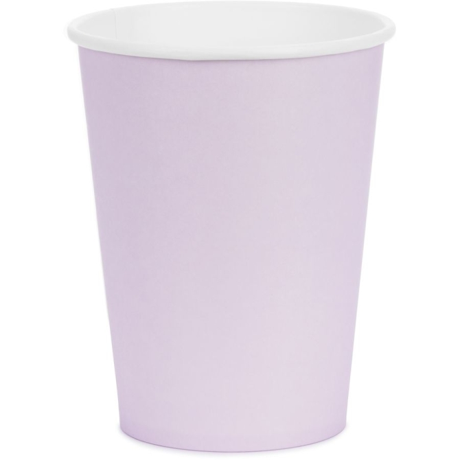 6 Vasos Lavanda 25 cl - Cart�n 