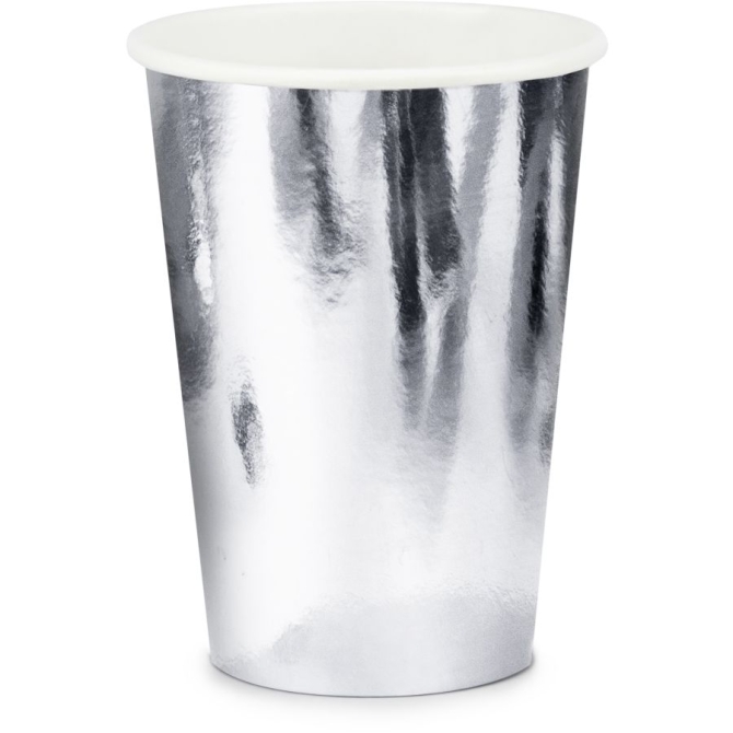 6 Copas de Plata 22 cl - Cart�n 