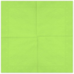 20 Servilletas Verde Pastel 33 cm - Papel. n�1