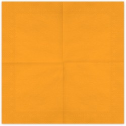 20 Servilletas Naranjas 33 cm - Papel. n�1