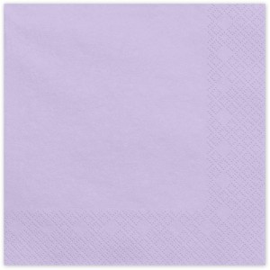 20 Servilletas Lavanda 33 cm - Papel