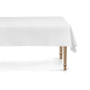 Mantel blanco 137 x 183 cm - Pl�stico reutilizable