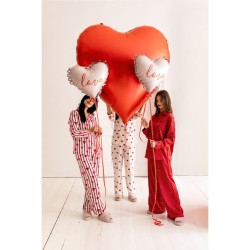 Globo de aluminio con forma de coraz�n de amor de 50 cm. n�2