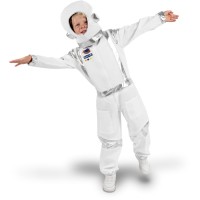 Disfraz de astronauta blanco - Talla 116-128 cm