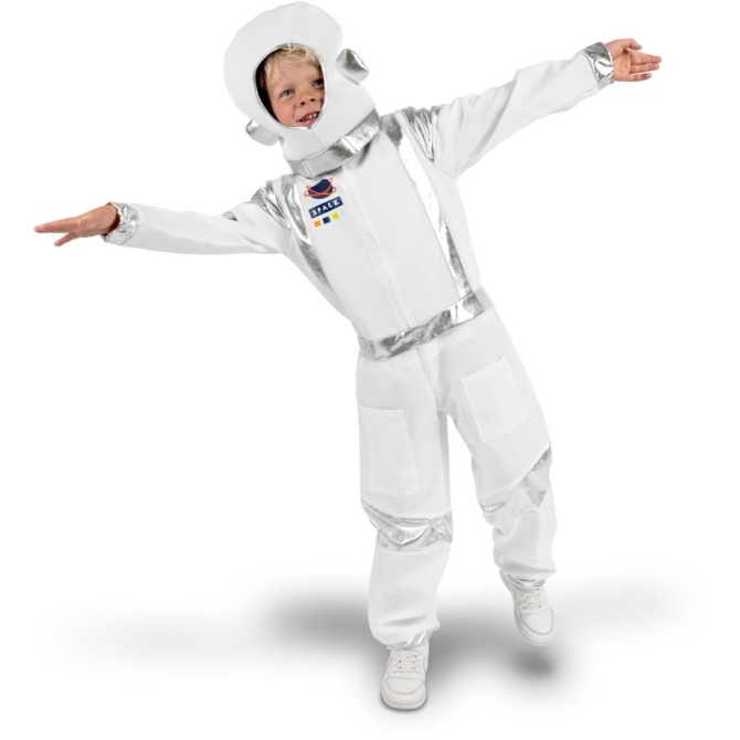 Disfraz de astronauta blanco - Talla 116-128 cm 