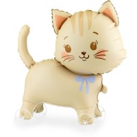 Pelota de aluminio para gatos con ruedas � 65 cm