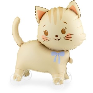 Pelota de aluminio para gatos con ruedas � 65 cm