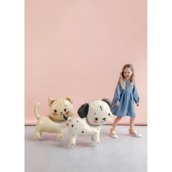 Pelota de aluminio para gatos con ruedas – 65 cm. n°1