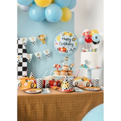 Globo de helio de aluminio Happy Birthday Curso � 35 cm. n�2