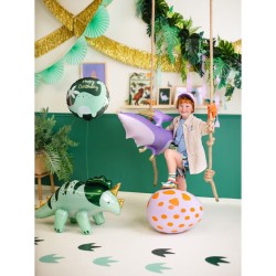 Globo de helio de aluminio Happy Birthday Brontosaurio � 35 cm. n�2