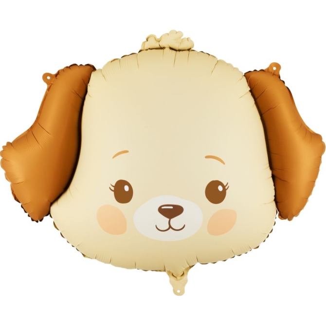 Globo de aluminio con forma de perro de 63 cm 