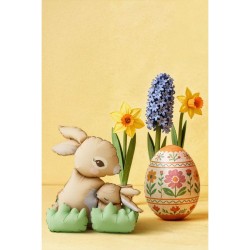 Globo gigante de aluminio con conejos � 60 cm. n�1