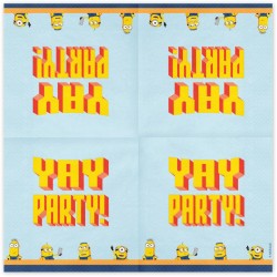 20 servilletas de Minions. n�1