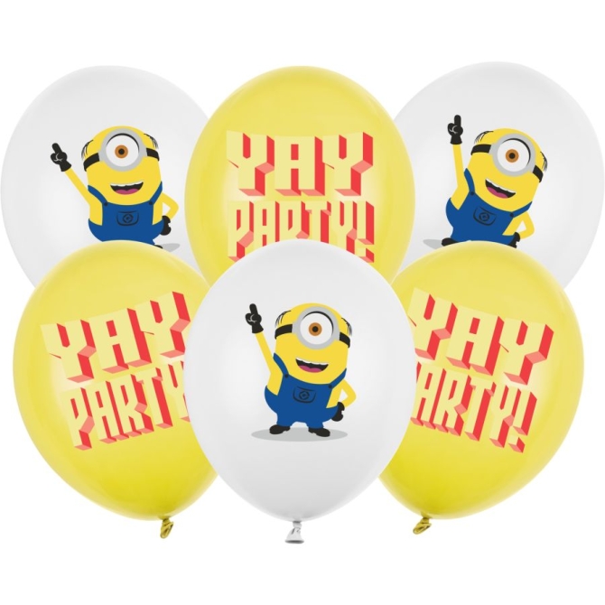 6 globos de Minions 