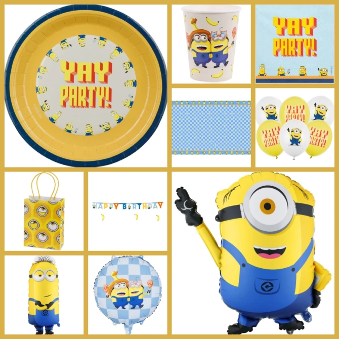 Caja Maxi para Fiesta de Minions 