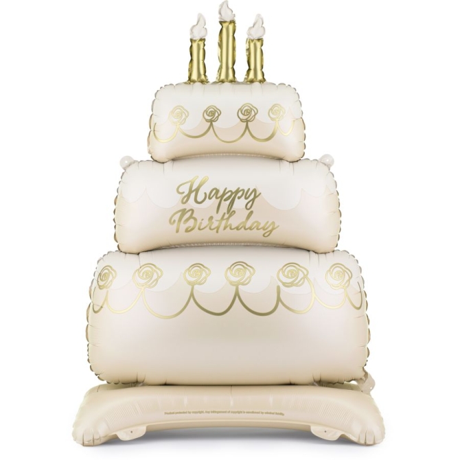 Pastel gigante de globo de papel de aluminio � 100 cm 