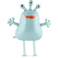 Globo gigante de aluminio con forma de alien�gena � 60 cm