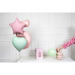 Botella de helio rosa claro � hasta 20 globos. n�1