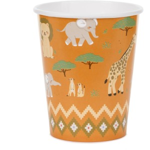 6 vasos Baby Safari