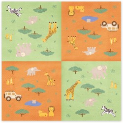 12 servilletas Baby Safari. n�1