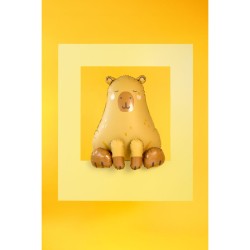 Globo gigante de helio con forma de capibara � 80 cm. n�2