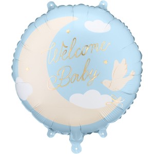 Globo de aluminio inflado con helio 